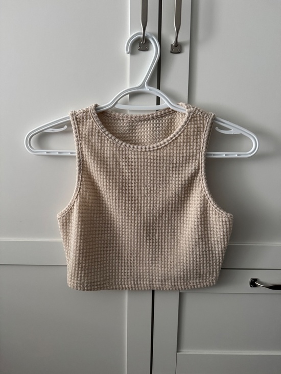 Tops - Waffle Crop Top